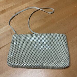 Whiting and Davis Cream Purse EUC